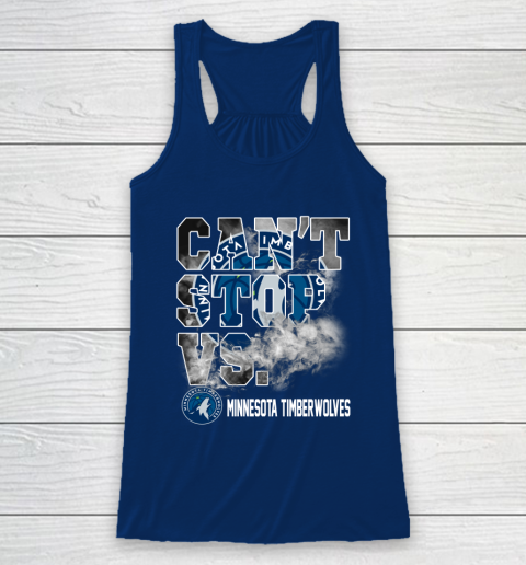 NBA Minnesota Timberwolves Basketball Can't Stop Vs Racerback Tank 6