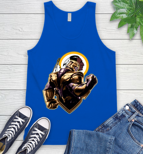 NFL Thanos Avengers Endgame Football Sports Washington Redskins Tank Top 5