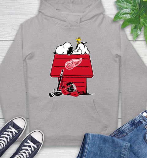 Red snoopy hoodie best sale