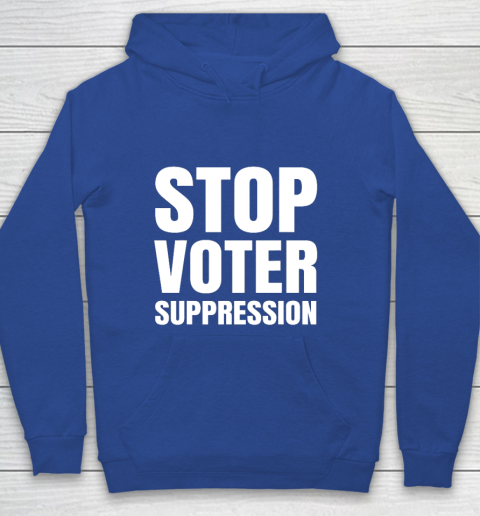 Black Voters Matter Protect The Vote Stop Voter Suppression Youth Hoodie 6