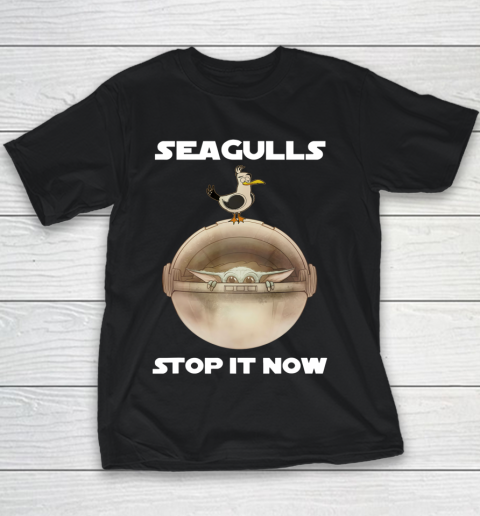 Seagulls Stop It Now Funny Youth T-Shirt
