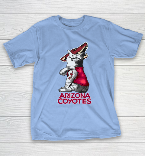 NHL My Cat Loves Arizona Coyotes Hockey T-Shirt 10