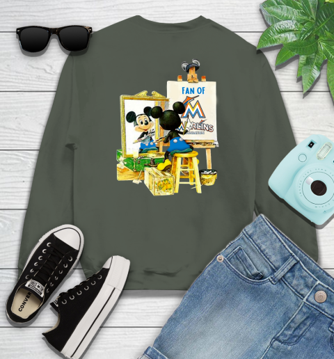 MLB Baseball Miami Marlins Mickey Drawing Shirt 112