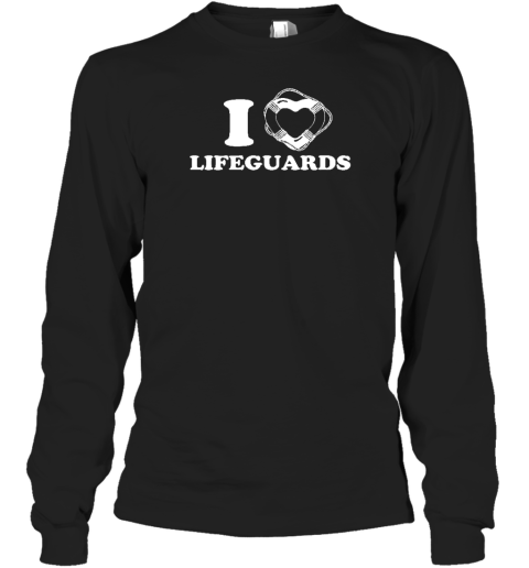 Hoesforclothes I Love Lifeguards Long Sleeve T