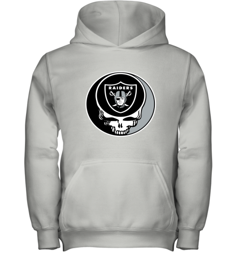 NFL Oakland Raiders Grateful Dead Rock Band Football Sports pvJon4Lu5pU youth hoodie 43 95 151514 front white