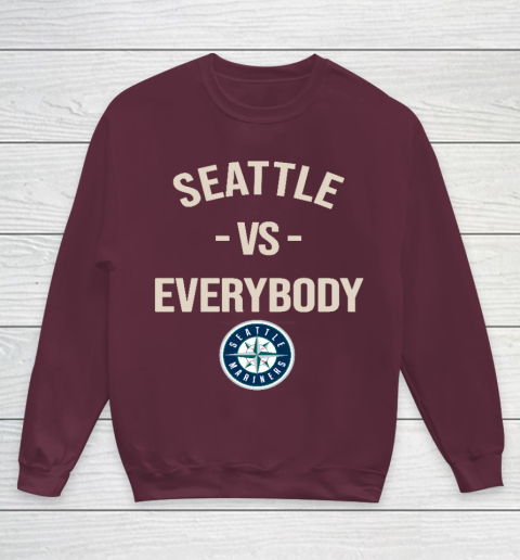 Seattle Mariners Vs Everybody Youth Sweatshirt 4