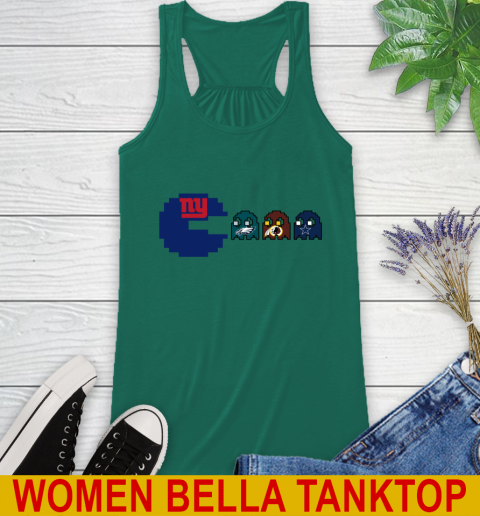 New York Giants NFL Football Pac Man Champion Racerback Tank 8 New York Giants NFL Football Pac Man Champion Racerback Tank - Image 8