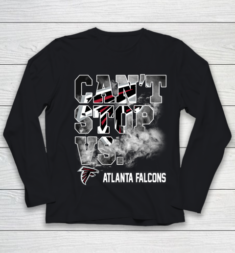 NFL Atlanta Falcons Can't Stop Vs Youth Long Sleeve