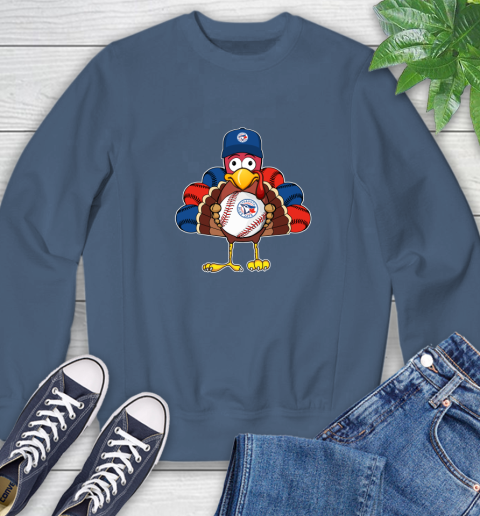 Toronto Blue Jays Turkey thanksgiving Sweatshirt 7