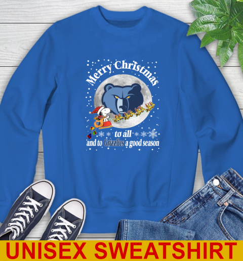 Memphis Grizzlies Merry Christmas To All And To Grizzlies A Good Season NBA Basketball Sports Sweatshirt 11