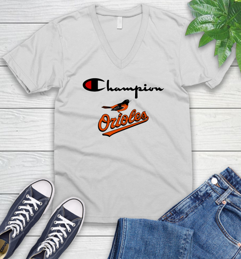 MLB Baseball Baltimore Orioles Champion Shirt V-Neck T-Shirt