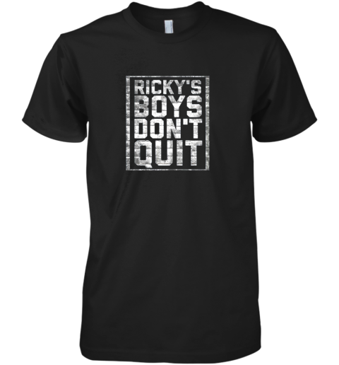 RICKYS BOYS DONT QUIT Distressed Baseball Premium Men's T-Shirt