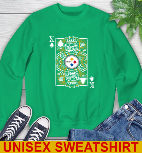 Pittsburgh Steelers NFL Football The King Of Spades Death Cards Shirt Sweatshirt 8