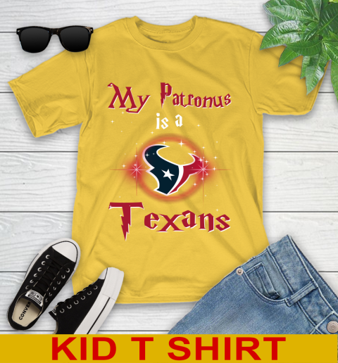 NFL Football Harry Potter My Patronus Is A Houston Texans Youth T-Shirt 9