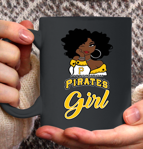 Pittsburgh Piratess Girl MLB Ceramic Mug 11oz 3
