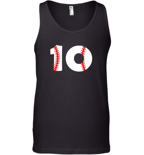 Tenth Birthday 10th BASEBALL Shirt  Number 10 Born In 2009 Tank Top