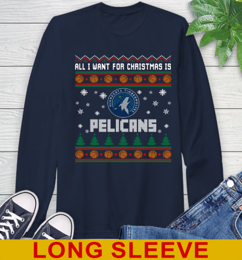NBA Basketball All I Want For Christmas Is New Orleans Pelicans 57