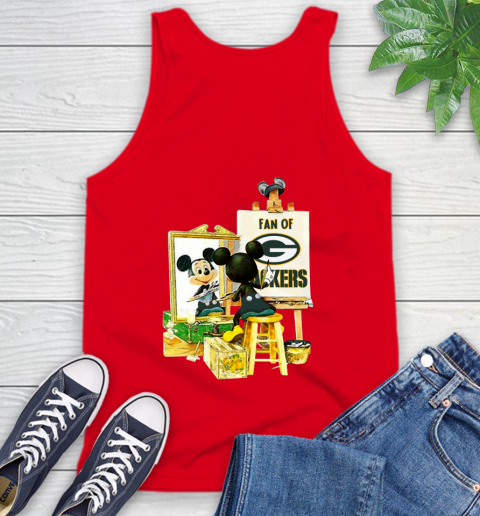 NFL Football Green Bay Packers Mickey Drawing Shirt 70