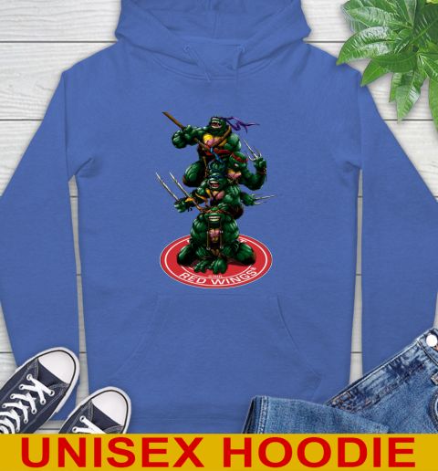 NHL Hockey Detroit Red Wings Teenage Mutant Ninja Turtles Shirt Hoodie 9