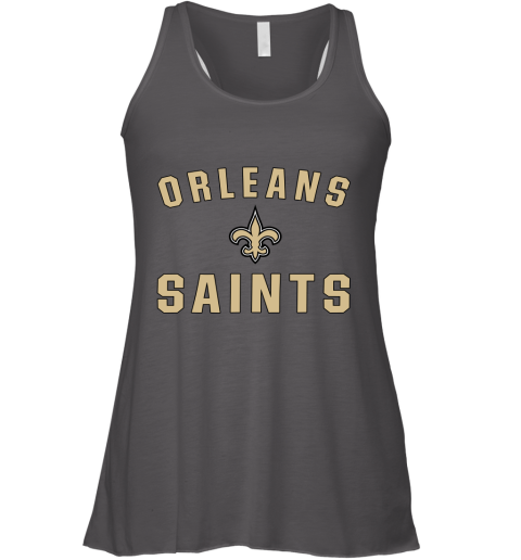 Orleans Saints NFL Pro Line By Fanatics Branded Gray Victory Racerback Tank