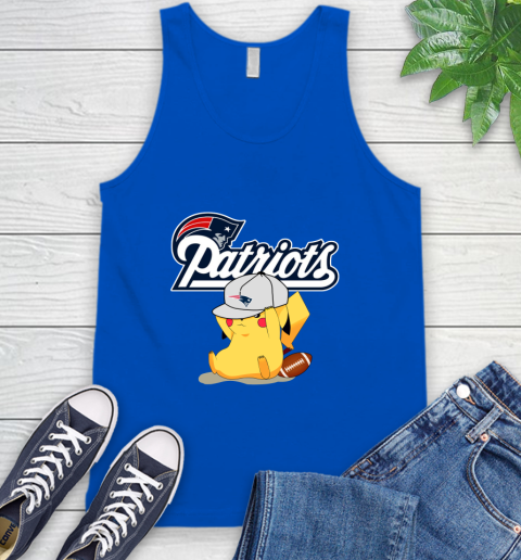 NFL Pikachu Football Sports New England Patriots Tank Top 5