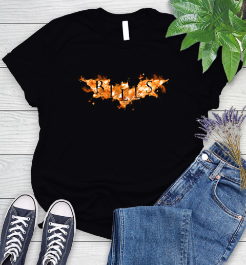 NFL Buffalo Bills Batman Logo DC Football Sports Shirt Women's T-Shirt