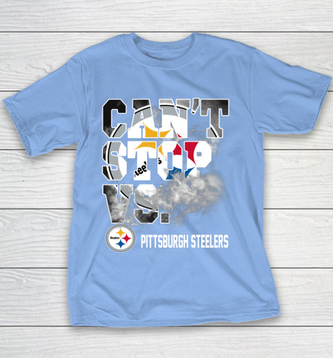 NFL Pittsburgh Steelers Can't Stop Vs Youth T-Shirt 8