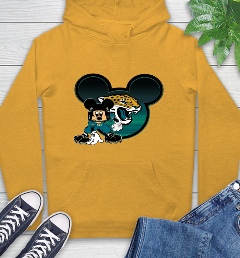 NFL Jacksonville Jaguars Mickey Mouse Disney Football T Shirt Hoodie 3