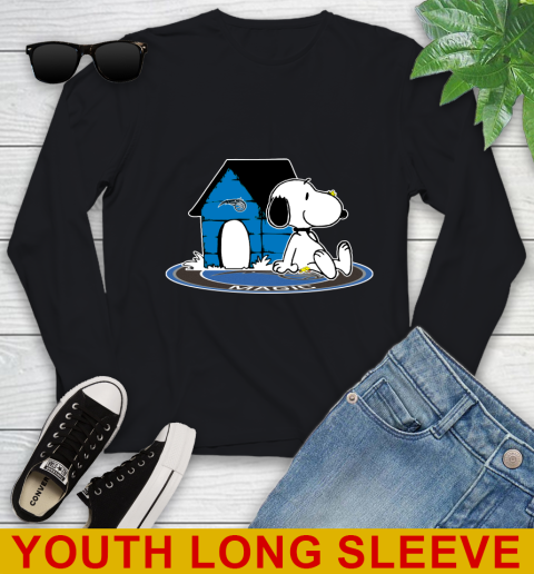 NBA Basketball Orlando Magic Snoopy The Peanuts Movie Shirt Youth Long Sleeve 2