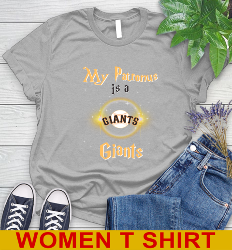MLB Baseball Harry Potter My Patronus Is A San Francisco Giants Women's T-Shirt 5