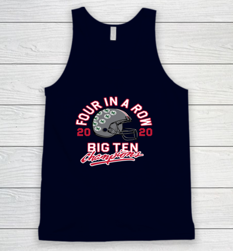 OSU 2020 Big Ten Champions 2020 Four In A Row Tank Top 2