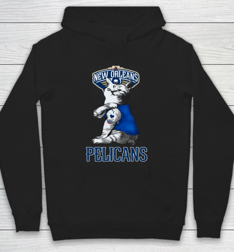 NBA Basketball My Cat Loves New Orleans Pelicans Hoodie