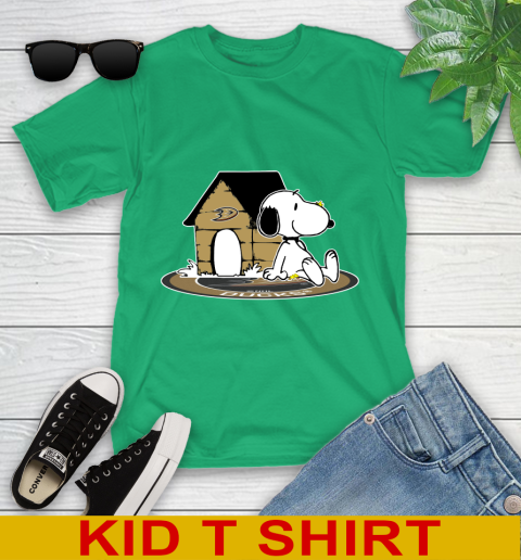 NHL Hockey Anaheim Ducks Snoopy The Peanuts Movie Shirt Youth T-Shirt 6