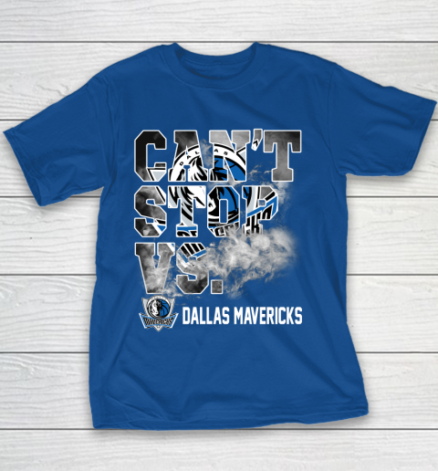 NBA Dallas Mavericks Basketball Can't Stop Vs Youth T-Shirt 6