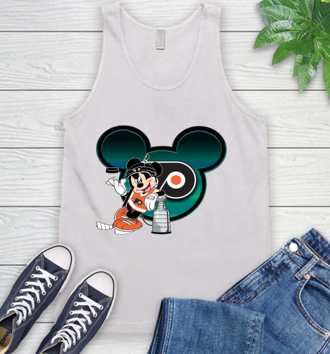 NHL Philadelphia Flyers Stanley Cup Mickey Mouse Disney Hockey T Shirt Tank Top