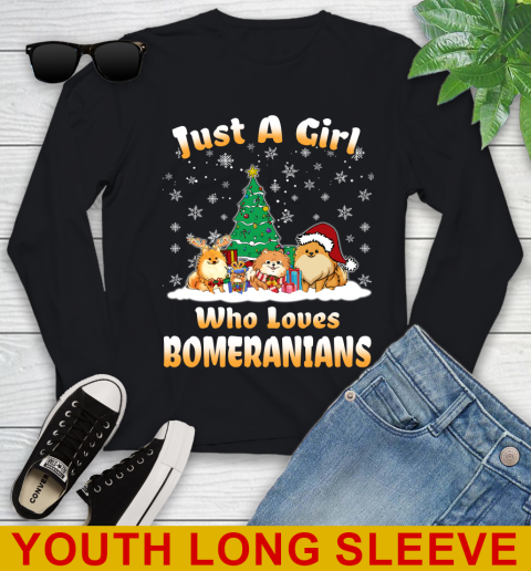 Christmas Just a girl who love pomeranians dog pet lover 117