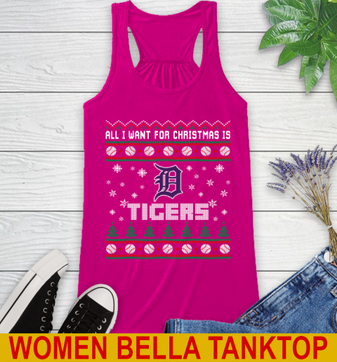 MLB All I Want For Christmas Is Detroit Tigers Baseball Sports 42
