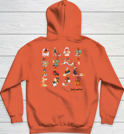Rappers With Puppies Front and Back Hoodie 11