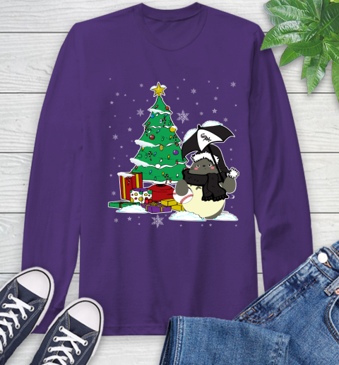 Cincinnati Reds MLB Baseball Cute Tonari No Totoro Christmas Sports (2) Long Sleeve T-Shirt 5