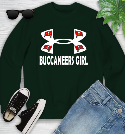 NFL Tampa Bay Buccaneers Girl Under Armour Football Sports Youth Sweatshirt 9