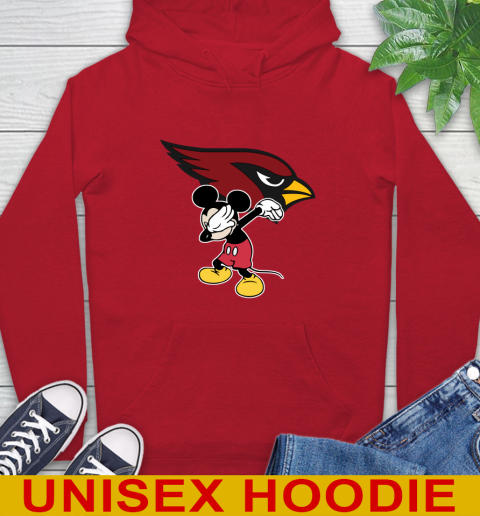 Arizona Cardinals NFL Football Dabbing Mickey Disney Sports Hoodie 10