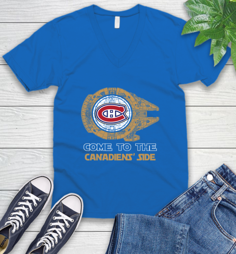 NHL Come To The Montreal Canadiens Wars Hockey Sports V-Neck T-Shirt 5