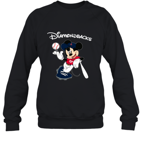 Baseball Mickey Team Arizona Diamondbacks Sweatshirt