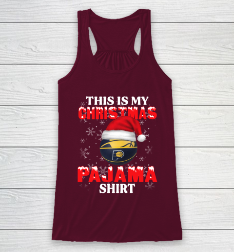 Indiana Pacers This Is My Christmas Pajama Shirt NBA Racerback Tank 2