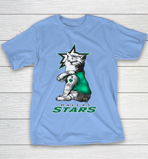 NHL My Cat Loves Dallas Stars Hockey Youth T-Shirt 8