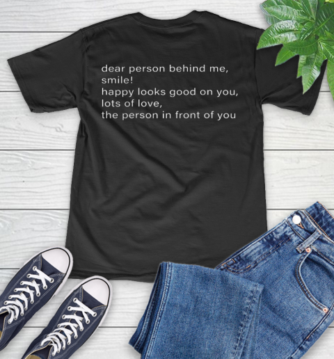 Dear Person Behind Me V-Neck T-Shirt
