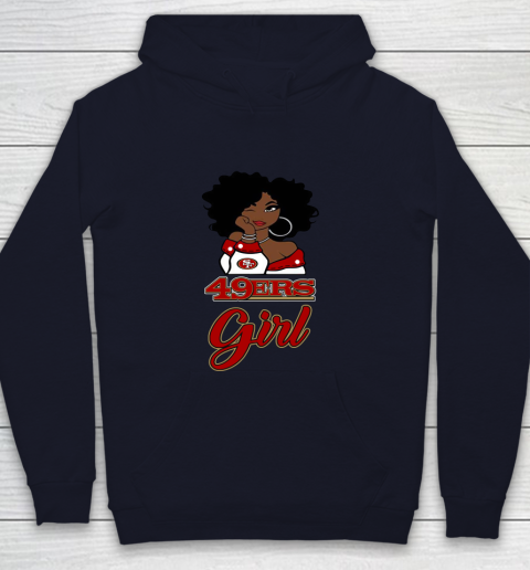 San Francisco 49ers Girl NFL Youth Hoodie 3