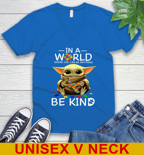 In The World Where You Can Be Anything Be Kind Autism Baby Yoda Shirts 51