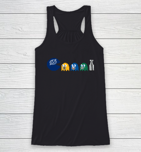 Tampa Bay Lightning x Pacman Create History For Stanley Cup Racerback Tank