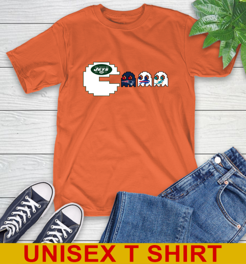 New York Jets NFL Football Pac Man Champion T-Shirt 6 New York Jets NFL Football Pac Man Champion T-Shirt - Image 6